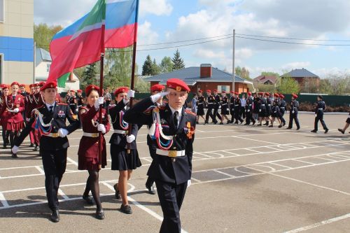 Пятиклассников Столбищенской школы Лаишевского района приняли в кадеты