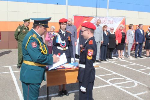 Пятиклассников Столбищенской школы Лаишевского района приняли в кадеты