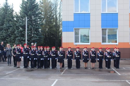 Пятиклассников Столбищенской школы Лаишевского района приняли в кадеты