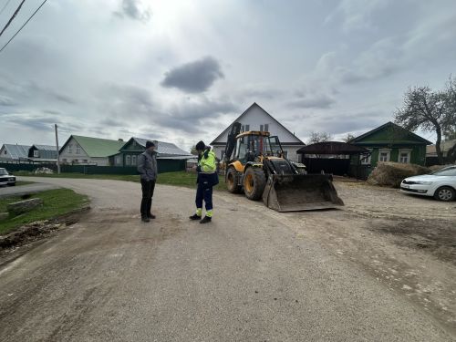 В городе Лаишево начались подготовительные работы по укладке асфальта