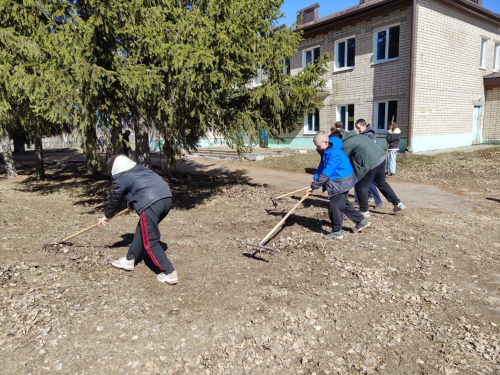 Никольский мәктәбе укучылары өмә үткәрделәр