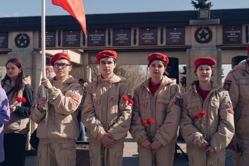 Юнармейцы Лаишевского района приняли участие в «Вахте памяти» в Казани