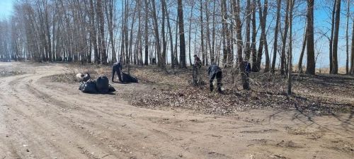 Лаеш волонтерлары Кама ярын чистарттылар