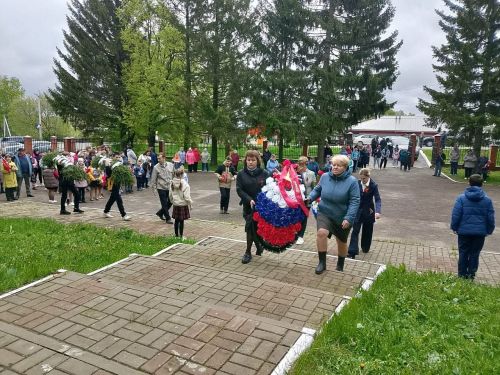 В Лаишевском районе на митинге к 80-летию Победы выступил оркестр духовых инструментов