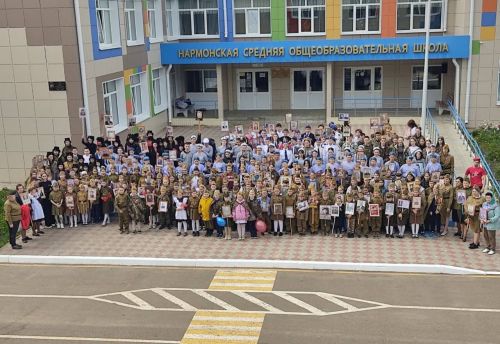 В Нармонской школе почтили память героев Великой Отечественной войны