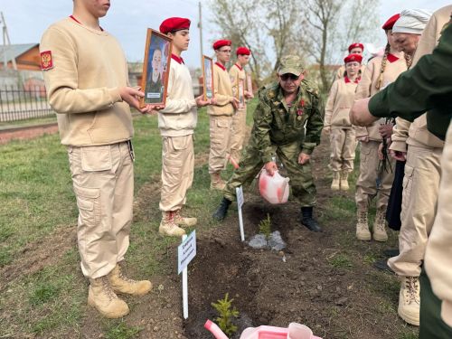 В Лаишевской школе № 2 появилась «Аллея Памяти»