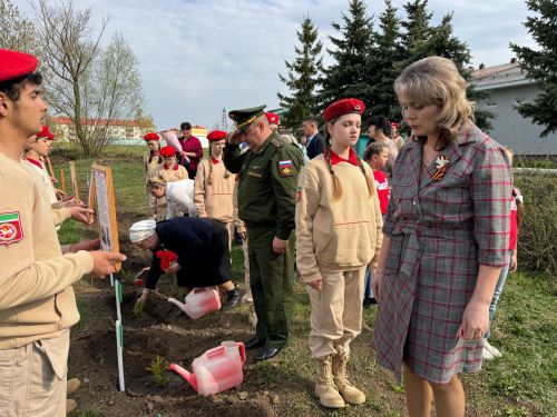 В Лаишевской школе № 2 появилась «Аллея Памяти»