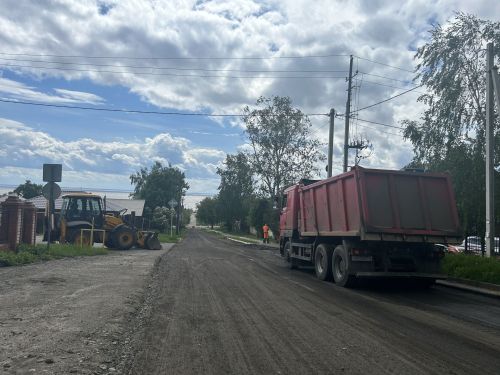 В Лаишеве ремонтируют дорогу на улице Чернышевского