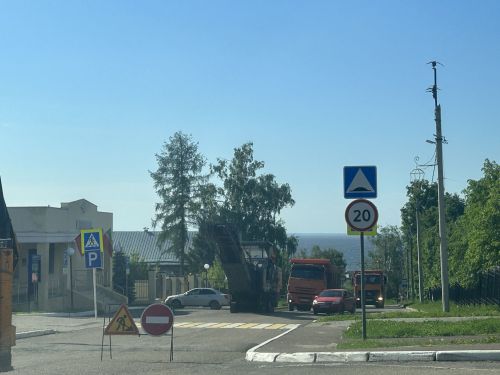 В Лаишеве ремонтируют дорогу на улице Чернышевского