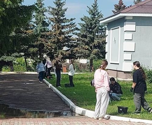 Мы любим свой город, а потому наводим здесь чистоту