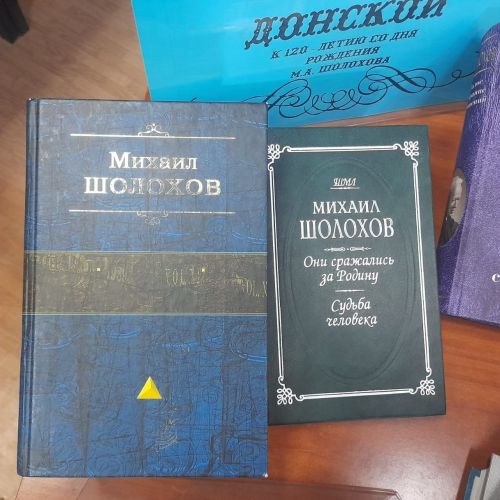 К 120-летию со дня рождения Михаила Шолохова: открытие выставки в Центральной библиотеке Лаишева