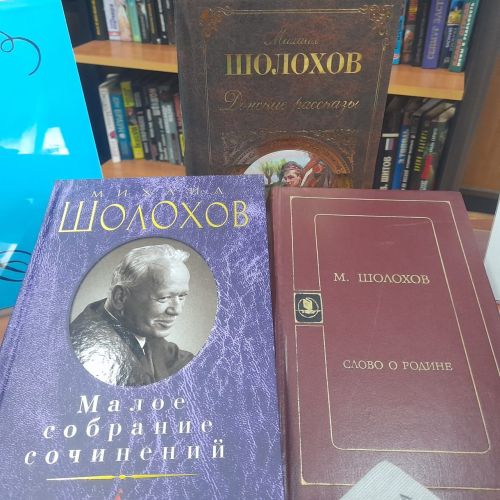 К 120-летию со дня рождения Михаила Шолохова: открытие выставки в Центральной библиотеке Лаишева
