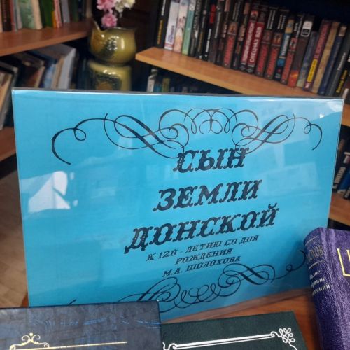 К 120-летию со дня рождения Михаила Шолохова: открытие выставки в Центральной библиотеке Лаишева
