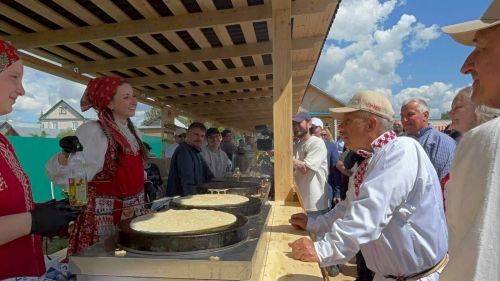 Каравонга Татарстан Республикасы Рәисе Рөстәм Миңнеханов килде