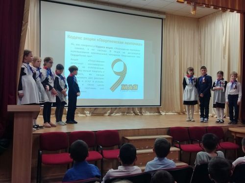 Учащиеся Лаишевского района узнали, что означают цвета георгиевской ленты