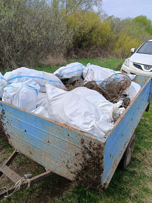 В Лаишевском районе прошла масштабная уборка прибрежных зон, приуроченная ко Дню Победы