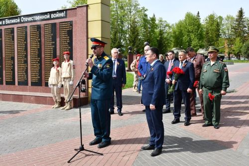 Огонь памяти зажжен в лаишевском парке Победы