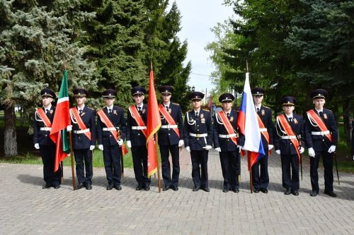 Огонь памяти зажжен в лаишевском парке Победы