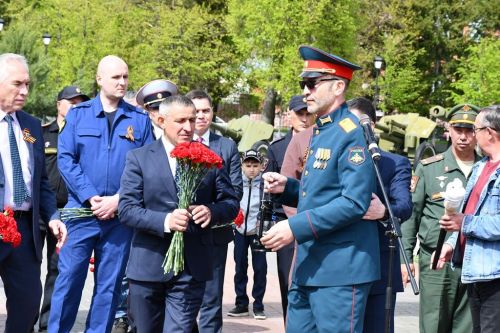 Огонь памяти зажжен в лаишевском парке Победы