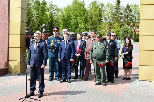 Огонь памяти зажжен в лаишевском парке Победы