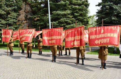 Огонь памяти зажжен в лаишевском парке Победы