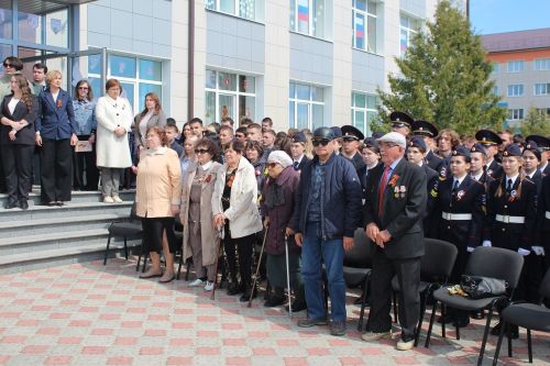 В Лаишевском техникуме прошел митинг, посвященный 80-летию Великой Победы
