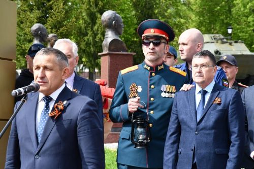 Огонь памяти зажжен в лаишевском парке Победы