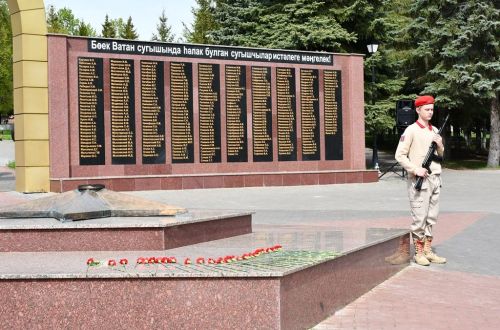 Огонь памяти зажжен в лаишевском парке Победы