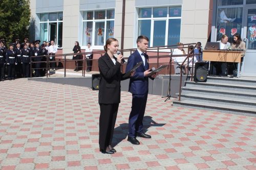 В Лаишевском техникуме прошел митинг, посвященный 80-летию Великой Победы