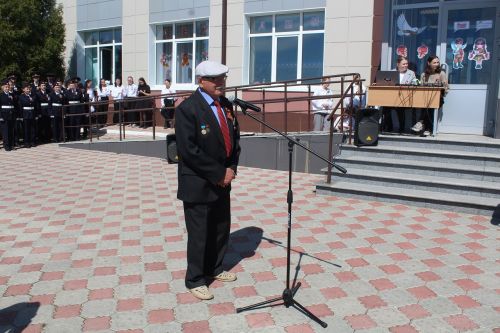В Лаишевском техникуме прошел митинг, посвященный 80-летию Великой Победы