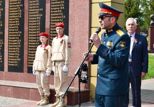 Огонь памяти зажжен в лаишевском парке Победы
