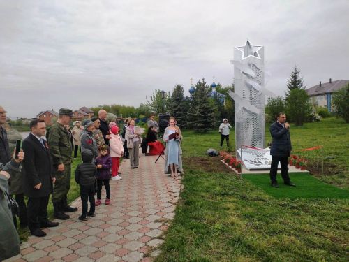 Сокурыда Җиңүнең 80 еллыгына сугыш геройларына стела ачтылар