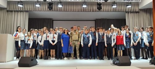 Волонтеры СВО рассказали лицеистам Лаишевского района о своем призвании