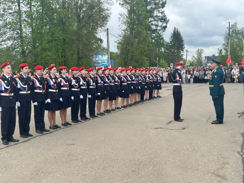 Столбище отметило день Победы торжественным парадом