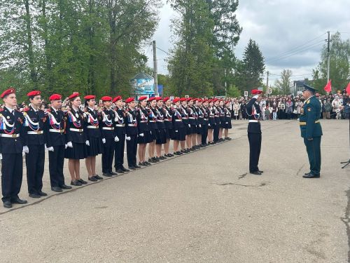 В Столбищенском поселении Лаишевского района 9 Мая встретили парадом