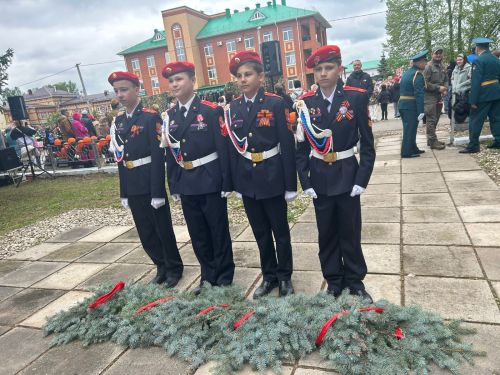 Столбище отметило день Победы торжественным парадом