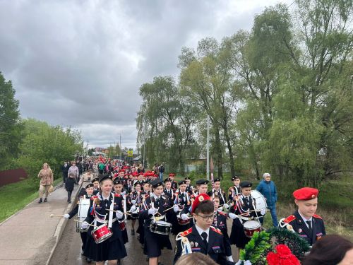 Столбище отметило день Победы торжественным парадом