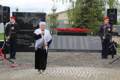 В селе Кирби Лаишевского района открыли памятник односельчанам-участникам боевых действий