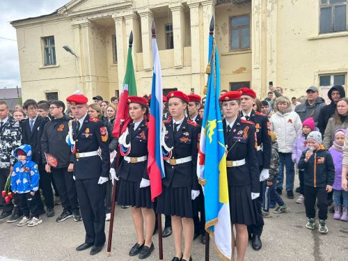 Столбище отметило день Победы торжественным парадом