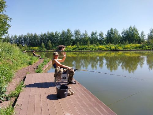 В Лаишевском районе устроили рыбалку для участников СВО