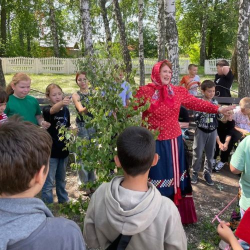 Дети Лаишевского района узнали о «зеленых святках»
