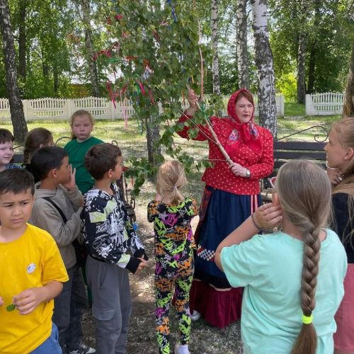 Дети Лаишевского района узнали о «зеленых святках»