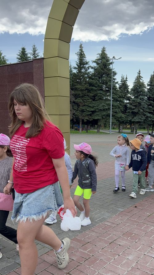 Дети из Лаишевского детсада почтили память героев в Парке Победы