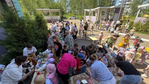 День защиты детей в Лаишевском районе встретили праздничной ярмаркой