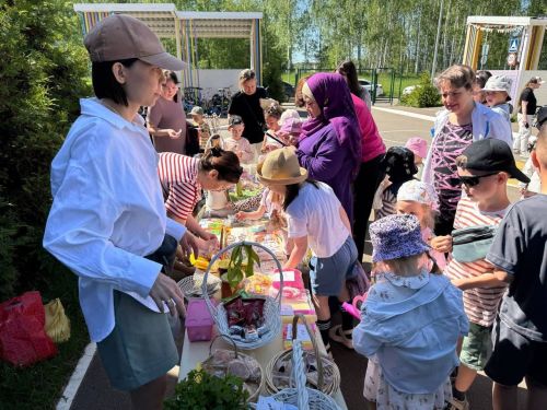 День защиты детей в Лаишевском районе встретили праздничной ярмаркой