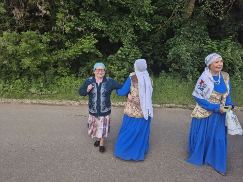 Красивая традиция сбора полотенец перед Сабантуем возрождается в Лаишево