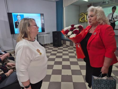 Алексей Петрович Малышев исемендәге Столбище мәктәбендә Советлар Союзы Герое кызы булды