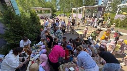 Лаеш районында балаларны яклау көнен бәйрәм ярминкәсе белән каршыладылар