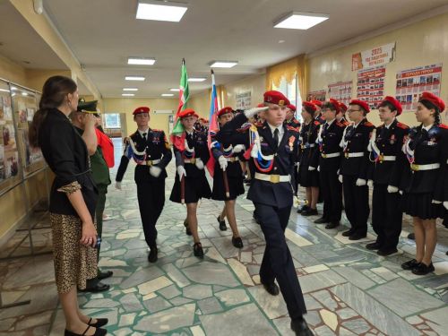 Алексей Петрович Малышев исемендәге Столбище мәктәбендә Советлар Союзы Герое кызы булды