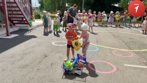 В детском саду «Берёзка» прошла благотворительная акция «Добро не уходит на каникулы»